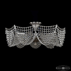 Хрустальная потолочная люстра Bohemia IVELE Crystal 77181/58 Ni