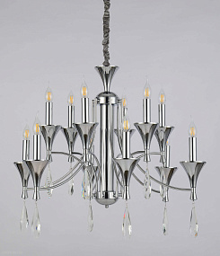 Подвесная люстра Lumina Deco LIBERO LDP 1230-12 CHR
