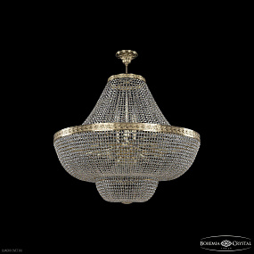 Большая хрустальная люстра Bohemia IVELE Crystal 19091/H1/90IV G