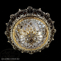 Люстра потолочная ARTGLASS CHARLIZE DIA 320 BRASS ANTIQUE