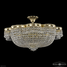Хрустальная потолочная люстра Bohemia IVELE Crystal 19301/75JB G