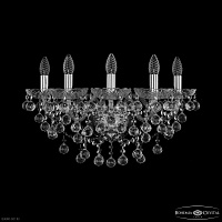 Бра хрустальное Bohemia IVELE Crystal 1409B/5/195/XL Ni