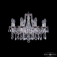 Хрустальная подвесная люстра Bohemia IVELE Crystal 1613/8/200/NB