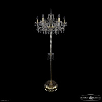 Торшер с хрусталем Bohemia IVELE Crystal 1403T2/6/195-160 G