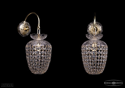 Бра хрустальное Bohemia IVELE Crystal 7710/1/15/G