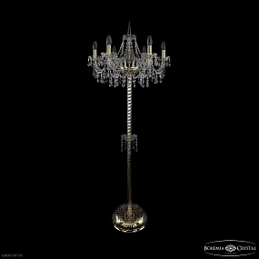 Торшер с хрусталем Bohemia IVELE Crystal 1403T2/6/195-160 G
