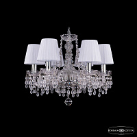 Хрустальная подвесная люстра Bohemia IVELE Crystal 1410/6/160 Ni V0300 SH2