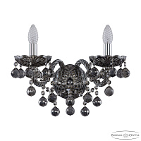Бра с хрусталем Bohemia IVELE Crystal 1409B/2/160/XL Ni Balls M731