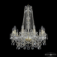 Хрустальная подвесная люстра Bohemia IVELE Crystal 1411/10/195/h-70 G