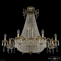 Большая хрустальная люстра Bohemia IVELE Crystal 2101H203/8/100IV/Y1 GB