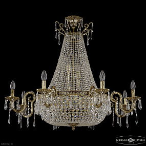 Большая хрустальная люстра Bohemia IVELE Crystal 2101H203/8/100IV/Y1 GB