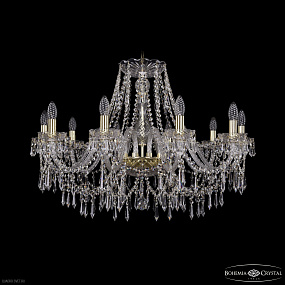 Большая хрустальная люстра Bohemia IVELE Crystal 1403/10/300 G