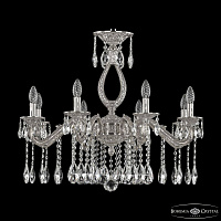 Подвесная хрустальная люстра Bohemia Ivele Crystal Florence 71302/8/250 A Ni