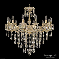 Подвесная хрустальная люстра Bohemia Ivele Crystal 75102/12/250 B GW