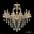 Подвесная хрустальная люстра Bohemia Ivele Crystal 75102/12/250 B GW