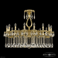 Большая хрустальная люстра Bohemia Ivele Crystal 75302/16/360 A G