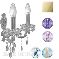 Бра (crystal AB, violet, blue violet) Donolux Divo A2.130/1AB/5/11