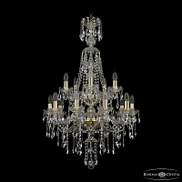 Хрустальная подвесная люстра Bohemia IVELE Crystal 1415/10+5/220/XL-104/2d G