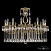 Подвесная хрустальная люстра Bohemia Ivele Crystal 75301/16/300 A GB