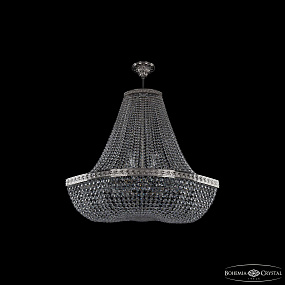 Большая хрустальная люстра Bohemia IVELE Crystal 19113/H2/90IV Ni