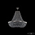 Большая хрустальная люстра Bohemia IVELE Crystal 19113/H2/90IV Ni
