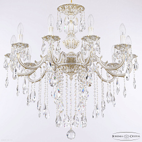 Хрустальная подвесная люстра Bohemia IVELE Crystal AL78101/10/250 B WMG