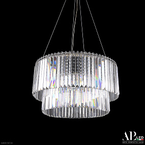Хрустальная подвесная светодиодная люстра APL LED Sicilia SH09.55.C.Ni.4000