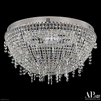 Хрустальная потолочная светодиодная люстра APL LED Sicilia SH501.2.50.B.LED -DIM.Ni