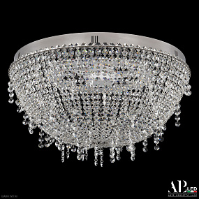 Хрустальная потолочная светодиодная люстра APL LED Sicilia SH501.2.50.B.LED -DIM.Ni