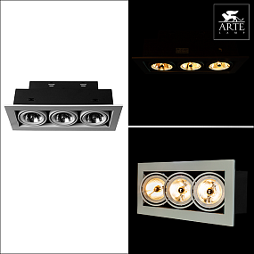 Встраиваемый светильник Arte Lamp TECHNIKA A5930PL-3WH