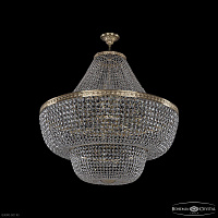 Большая хрустальная люстра Bohemia IVELE Crystal 19101/H1/100IV G