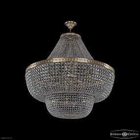 Большая хрустальная люстра Bohemia IVELE Crystal 19101/H1/100IV G