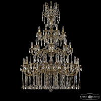 Большая хрустальная люстра Bohemia Ivele Crystal Florence 71101/16+8+8/360/XL/3d A GB