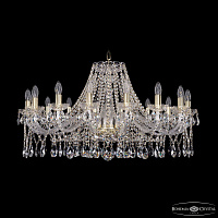 Хрустальная подвесная люстра Bohemia IVELE Crystal 1413/16/360/G