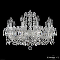 Хрустальная подвесная люстра Bohemia IVELE Crystal 5402/10/195 Ni Clear/M-1F