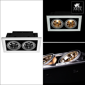 Встраиваемый светильник Arte Lamp TECHNIKA A5930PL-2SI