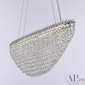 Хрустальная подвесная светодиодная люстра APL LED Sicilia SH505.0.60.A.Ni.4000
