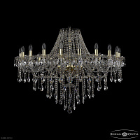 Большая хрустальная люстра Bohemia IVELE Crystal 1415/20/400 G