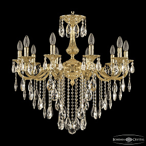 Подвесная хрустальная люстра Bohemia Ivele Crystal Verona 72101/10/250 B G