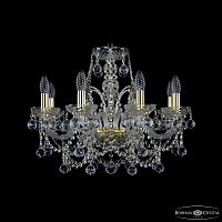 Хрустальная подвесная люстра Bohemia IVELE Crystal 1411/8/195/G/Balls