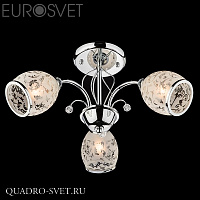 Люстра потолочная EUROSVET 30026 30026/3 хром