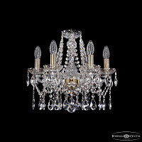 Хрустальная подвесная люстра Bohemia IVELE Crystal 1413/6/141/Pa