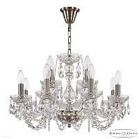 Хрустальная подвесная люстра Bohemia IVELE Crystal 119/8+4/200 Pa