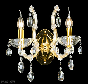 Бра Crystal Lux HOLLYWOOD AP2 GOLD