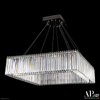 Большая хрустальная светодиодная люстра APL LED Sicilia SH10.86.A.Ni.4000