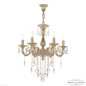 Хрустальная подвесная люстра Bohemia IVELE Crystal 73122/6/175 B GW