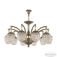 Подвесная хрустальная люстра Bohemia Ivele Crystal Verona 72111R/10/300 AZ GB