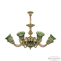Подвесная люстра Bohemia Ivele Crystal Verona 72213P/8/210 G P2 U Clear-Green/H-1I