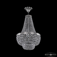 Хрустальная подвесная люстра Bohemia IVELE Crystal 19101/H2/35IV Ni