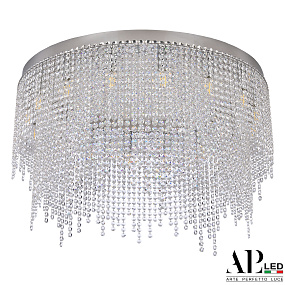 Хрустальная потолочная люстра APL LED Sicilia SH02.73.D.Ni.E14.PK